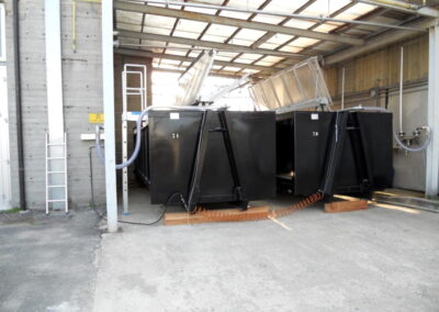 2-DRYBOX installazione azienda chimica Impianto mobile  disidratazione fanghi