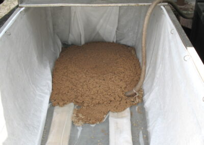 4-DRYBOX alimentazione fango alimentare flocculato Impianto mobile  disidratazione fanghi