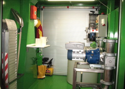 Impianto mobile disidratazione fanghi centrifuga DRY BOX Service con cabina attrezzata