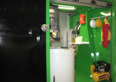 Impianto mobile disidratazione fanghi centrifuga DRYBOX Service attrezzato
