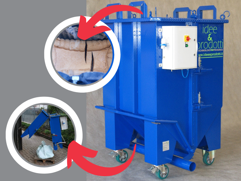 disidratatore per fanghi Dry Box 1000 PHAZEbox