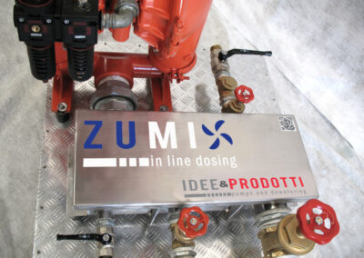 miscelatore statico in linea ZUMIX dettaglio regolazioni ingresso fluidi_logo