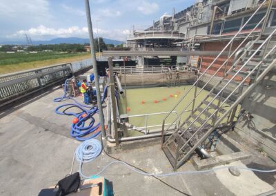 Pulizia vasche industriali pulizia lagune senza svuotamento
