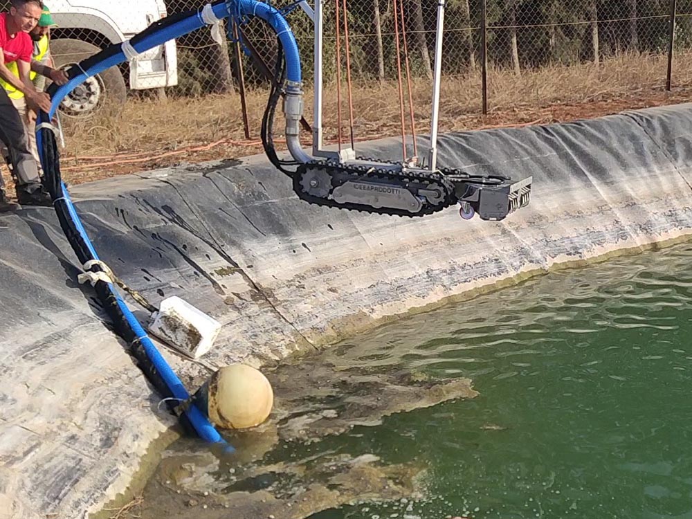 Apneo mini robot-lago artificiale per irrigazione