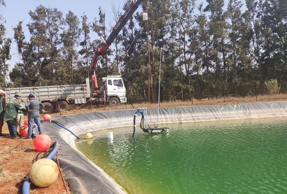 Il mini robot per la manutenzione dei laghi artificiali e bacini idrici