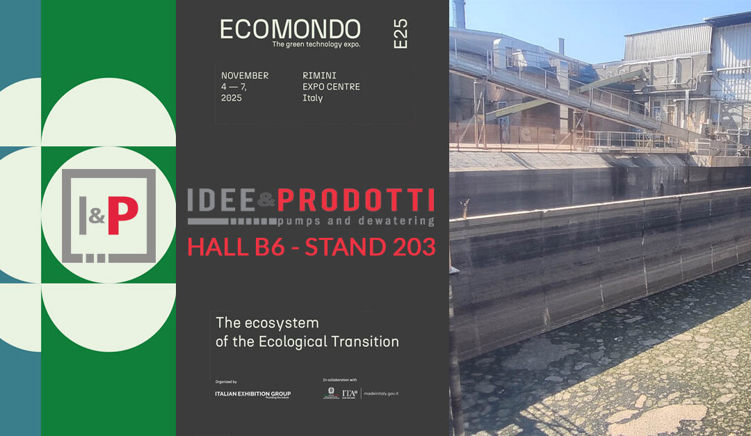 IDEE E PRODOTTI a Ecomondo 2025: innovazione nella gestione fanghi e pulizia vasche