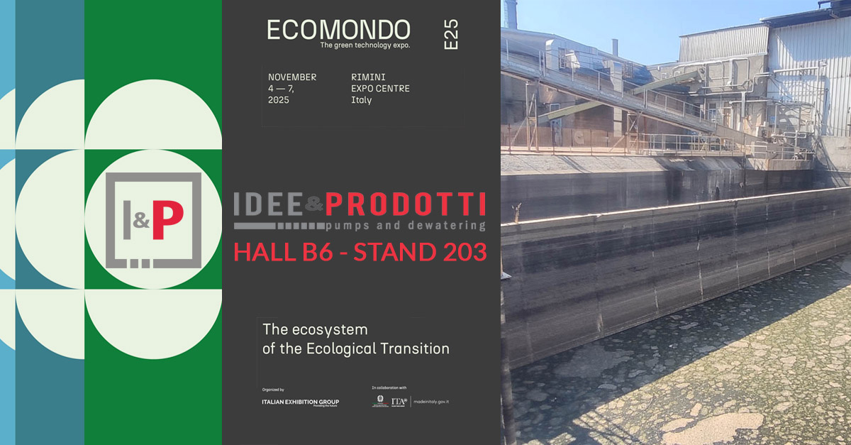 Ecomondo 2025 - Idee e Prodotti - pulizia vasche di depurazone